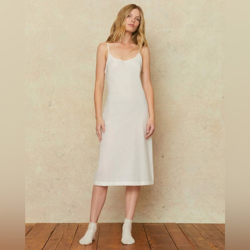 Christy Dawn - Flora Slip (Long) in Ivory